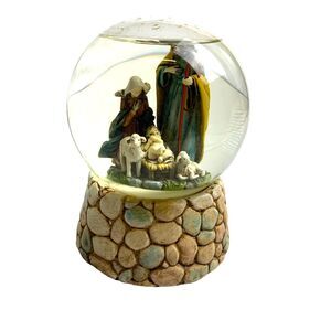 Nativity Action Snow Glitter Globe Christmas Holiday Birth Of Jesus by Rite Aid